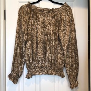 Rachel Zoe silk long sleeve blouse